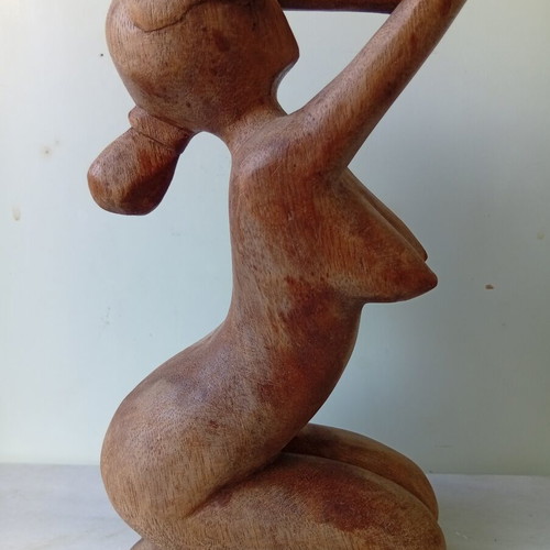 Wooden nude body figure, 20 cm