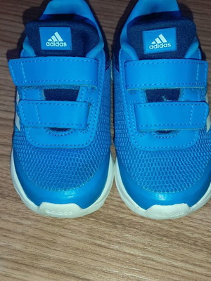 Adidas kids sports shoes like new, blue, size 23