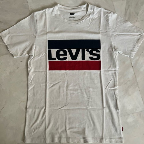 Levis men's short sleeve XS like new, white