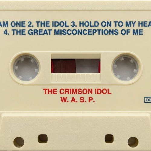 W.A.S.P. The Crimson Idol cassette, metal