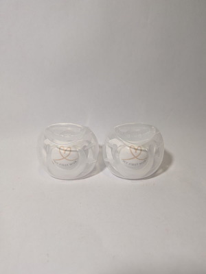 Nuk Silicone Pacifiers Star Newborn Baby 2pcs 0-2 Months with Carry Case new