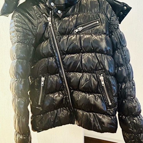 Biker jacket Diabless with detachable hood like new, size S