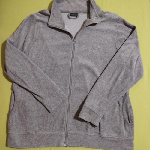 Esmara women's cardigan used, gray, warm, velvet feel