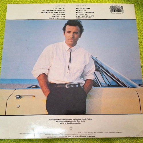 Bruce Springsteen Tunnel Of Love LP σαν καινούργιο, ροκ
