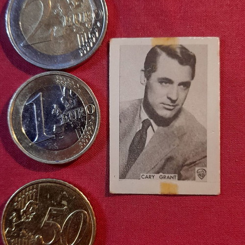 Cary Grant vintage collectible photo sticker