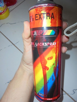Motip spray red general purpose 500 ml like new