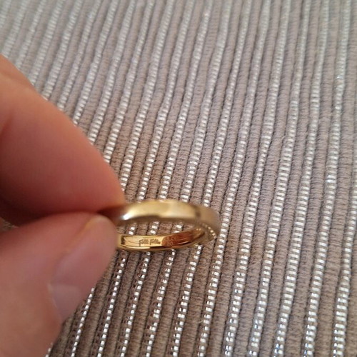 Folli Follie ring size 50 like new, gold color