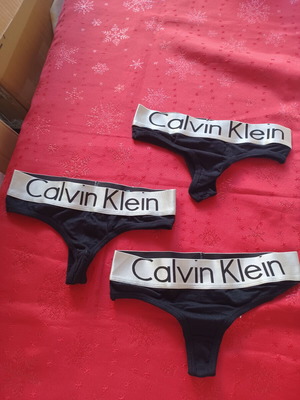 Calvin Klein girls' underwear set black size Large 3 pieces new