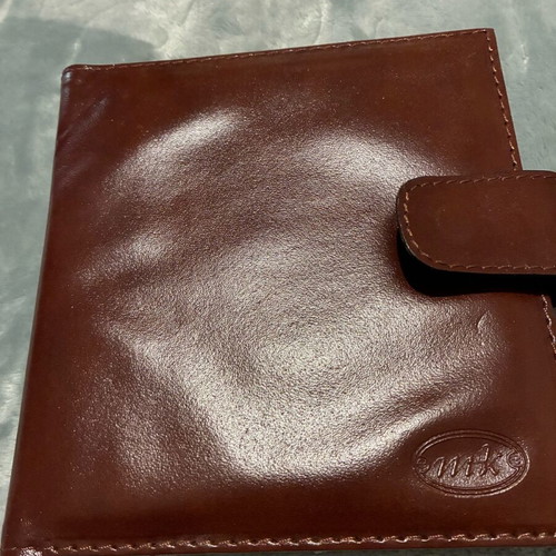 Leather CD case used, quality m+k brand