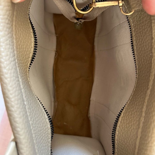 Beige crossbody bag like new