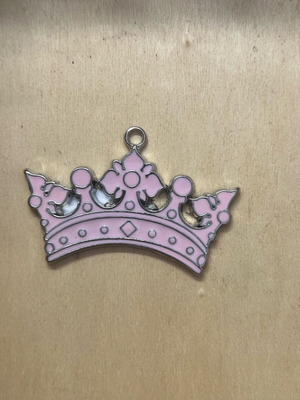 Pendant for girls new, pink and silver
