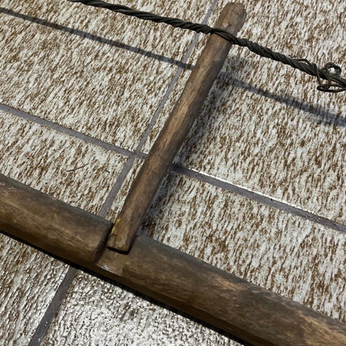 Old saw used from 1920-30 era museum piece