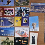 Phone cards used, pack