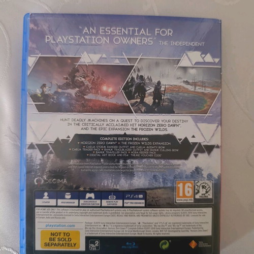 Horizon Zero Dawn Complete Edition PS4 like new, includes DLC