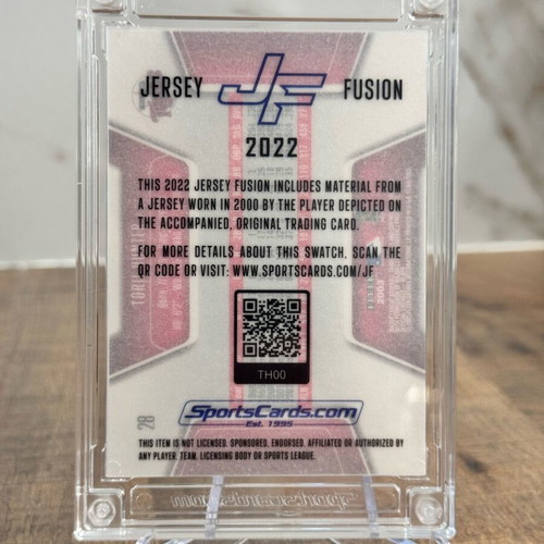 Torii Hunter Game Used Jersey Relic Card Jersey Fusion 2022 MLB Twins new