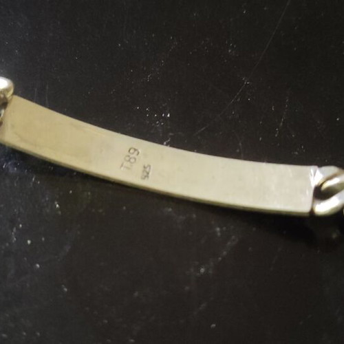 Identity silver 925 bracelet with special chain, new
