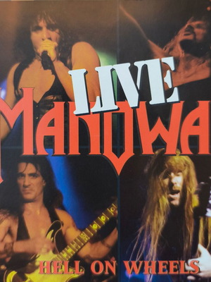 Manowar Hell on Wheels live CD double used, metal