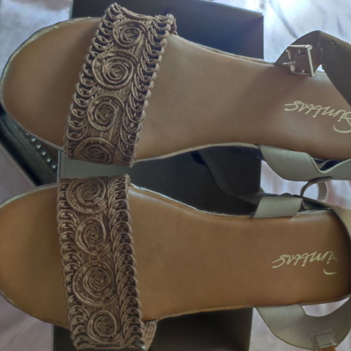 Women's shoes used, summer brown platform size 38