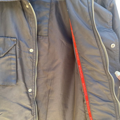 Artisti Italiani men's windbreaker jacket black, like new, zipper broken
