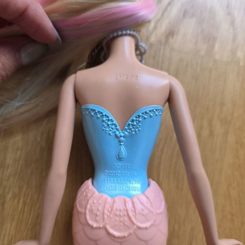 Barbie Color Magic Mermaid Doll 2012 used with accessories