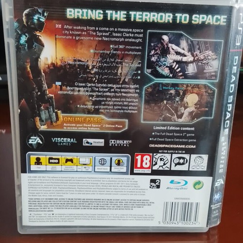 Dead Space 2 Limited Edition PS3 game like new with booklet