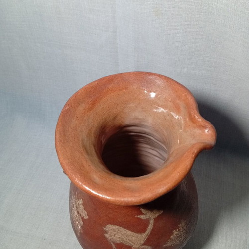 Old ceramic vase, 25 cm, possibly Samiotiko