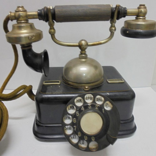 KTAS vintage Danish rotary telephone, Copenhagen design