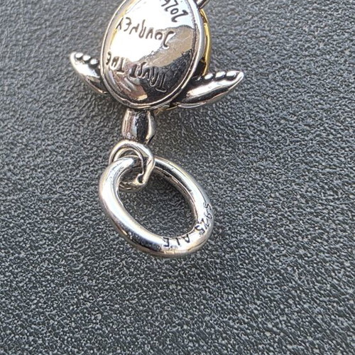 Pandora charm pink good luck turtle
