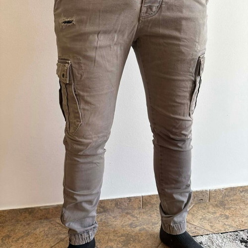 Tresor Jeans Cargo Pants used, beige-sand, size No34