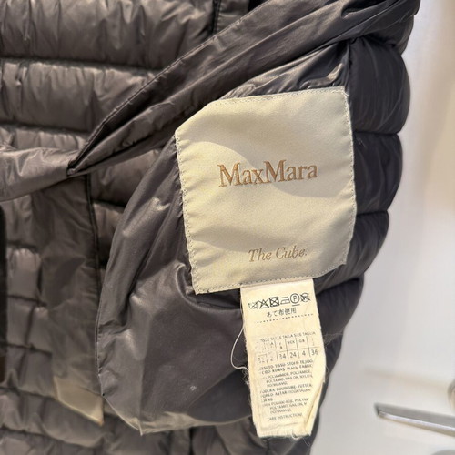 Max Mara The Cube puffer coat black size XS-S like new