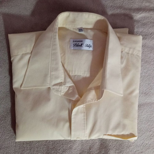 Exclusive Black Tulip men's dress shirt XXL almost like new, light fabric