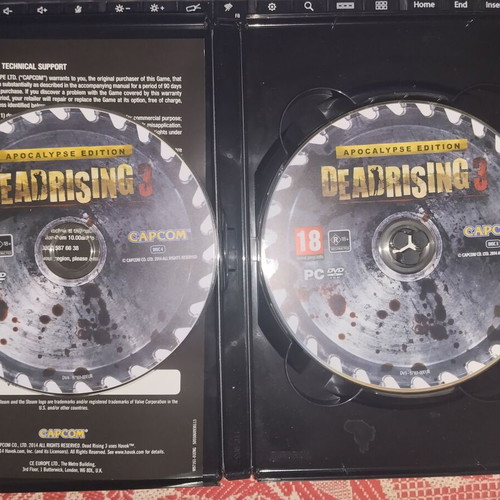 Dead Rising 3 Apocalypse Edition PC game, 4 DVD-ROMs