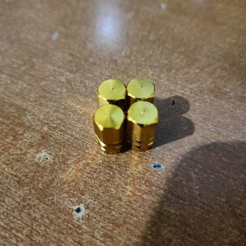 Valve caps for air valves in various colors, set of 4 new