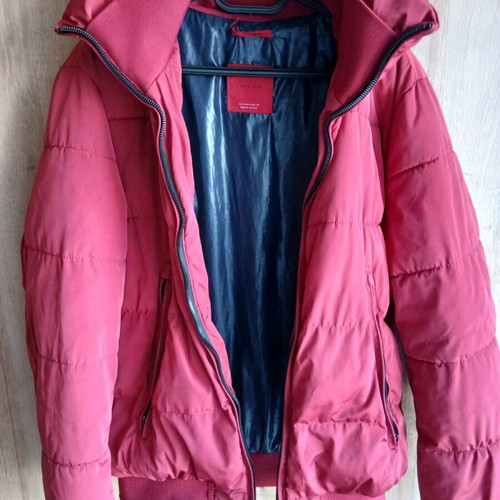 Zara Man puffer jacket size M like new, red