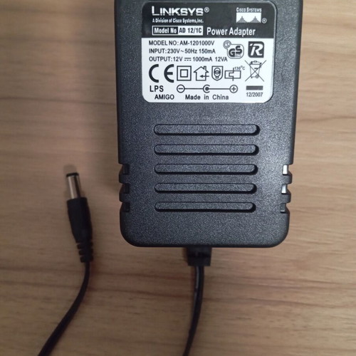 Linksys Power Adapter AD 12/1C AM-1201000V 12V - 1000mA used