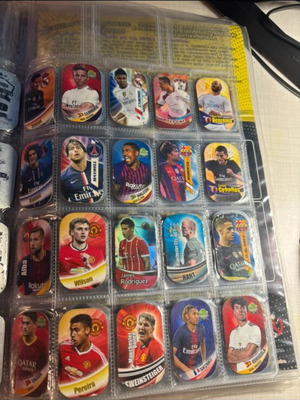 Metallic football tags, pack of 20