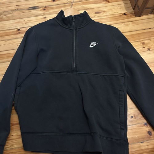 Nike quarter zip black medium like new