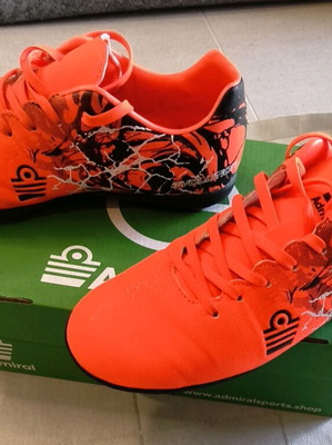 Admiral Футболни обувки с TF шипове оранжеви като нови
