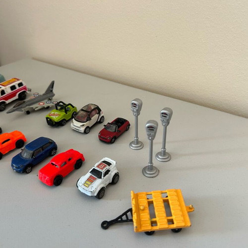 Toy cars used very small vintage