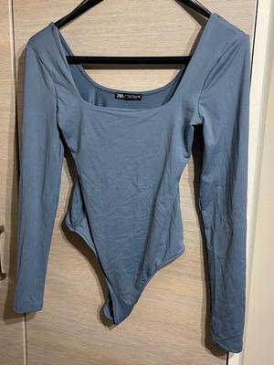 Zara bodysuit blue like new, size S / 36 / 8