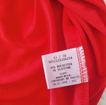 Red one-shoulder blouse medium used