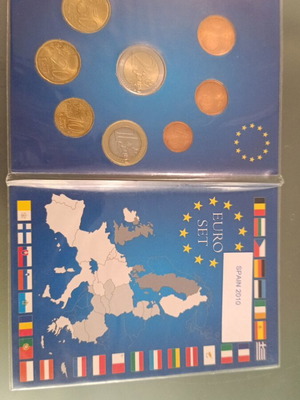 Spain Euro Coinset 2010 Leuchtturm new, uncirculated