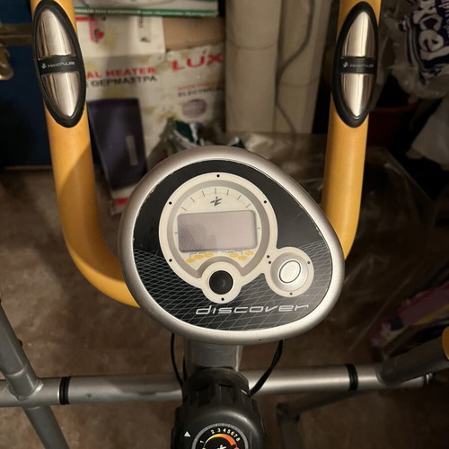 Discover Elliptical Exercise Bike like new with heart rate sensors