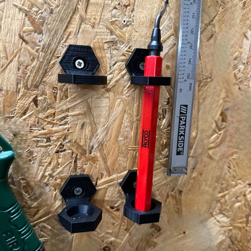 3D Printed Wall Mount for Caliper and Scratch Gauge New