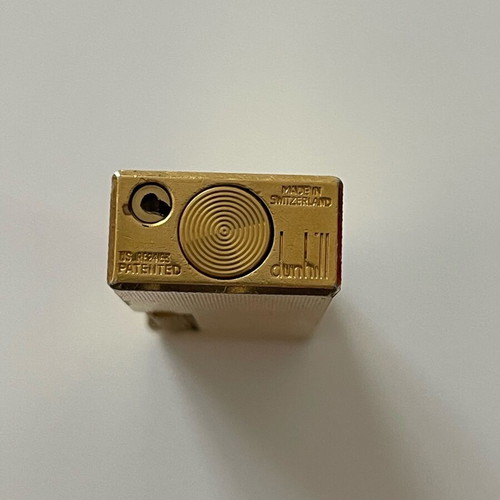 Dunhill Rollagas lighter vintage gold plated like new