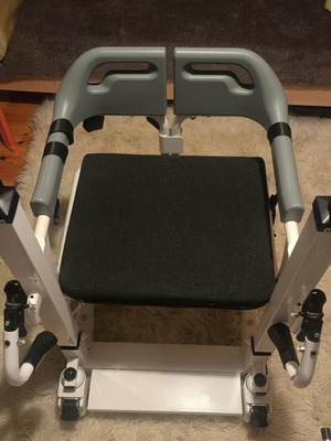 Wheeled Chair for Patient Transport and Toilet Use, New