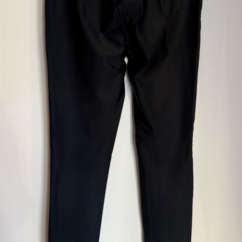 Stradivarius black metallic leggings like new