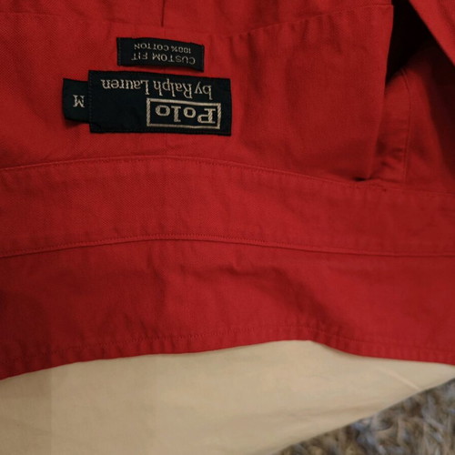 Ralph Lauren men's shirt medium red like new