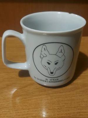 Collectible mug used from 2nd scout pack 3rd Ilion system