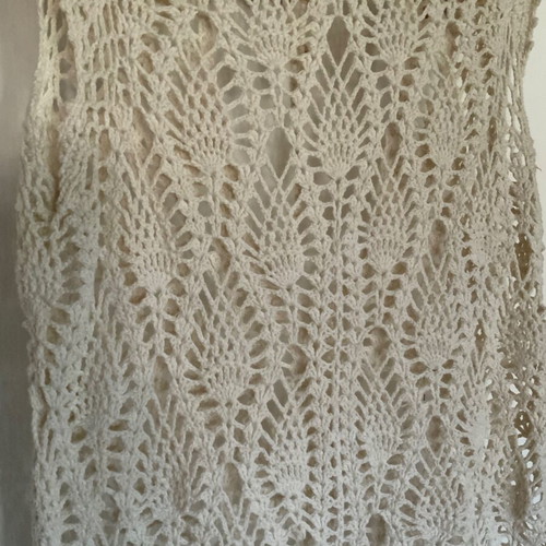 Knitted white one-piece shorts Minkpink used, size Small